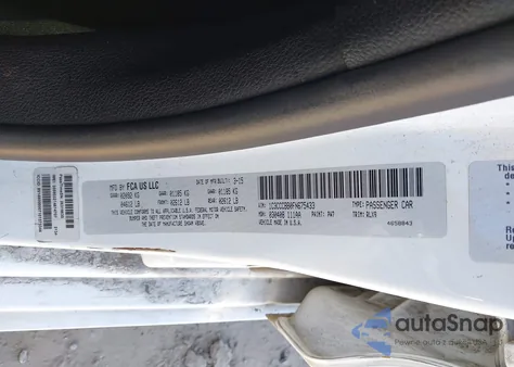 2015 Chrysler 200 S из США, поврежденный, VIN 1C3CCCBB0FN675433